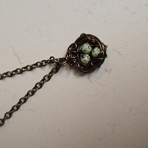 Handmade Birdsnest necklace